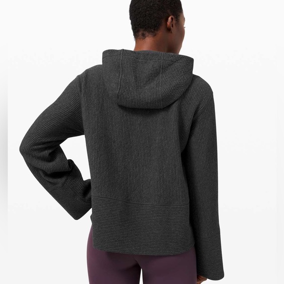 Lululemon Retreat Yourself Hooded Pullover Graphite Grey - Picture 2 of 12